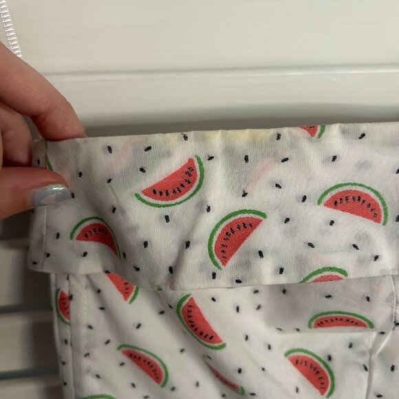 Anthropologie Parkbound One-Shoulder Watermelon Print Dress. Women’s 00 - Picture 2 of 4